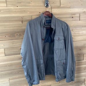 Banana Republic grey utility jacket